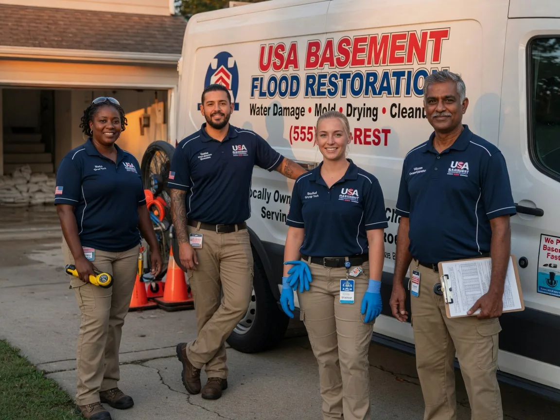 Basement Flood Cleanup company in Cabins, WV